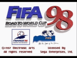 FIFA Road to World Cup 98 Title Screen